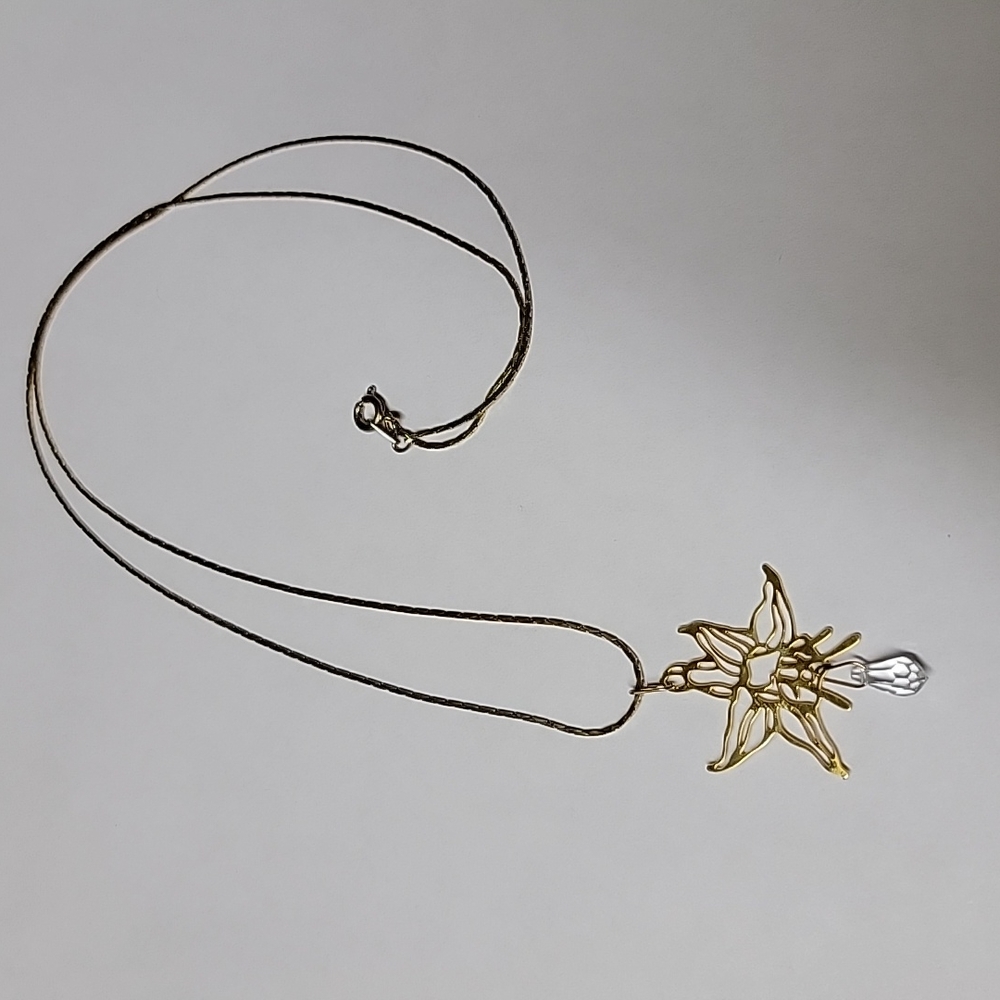 Necklace with Flower Charm